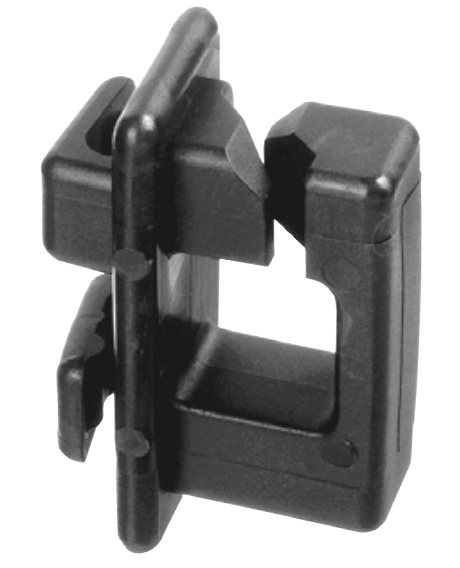 WI 62 / isolateur clip pour piquet ovale de 11 x 5mm