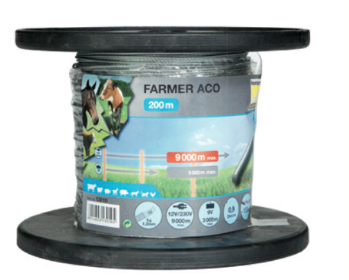 Farmer ACO 200 fil torsadé galvanisé