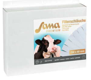 Photo de Manchons de filtration du lait, cousus 250mm