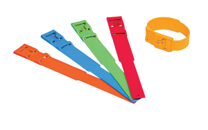 Photo de Bracelet de marquage PVC dur Orange