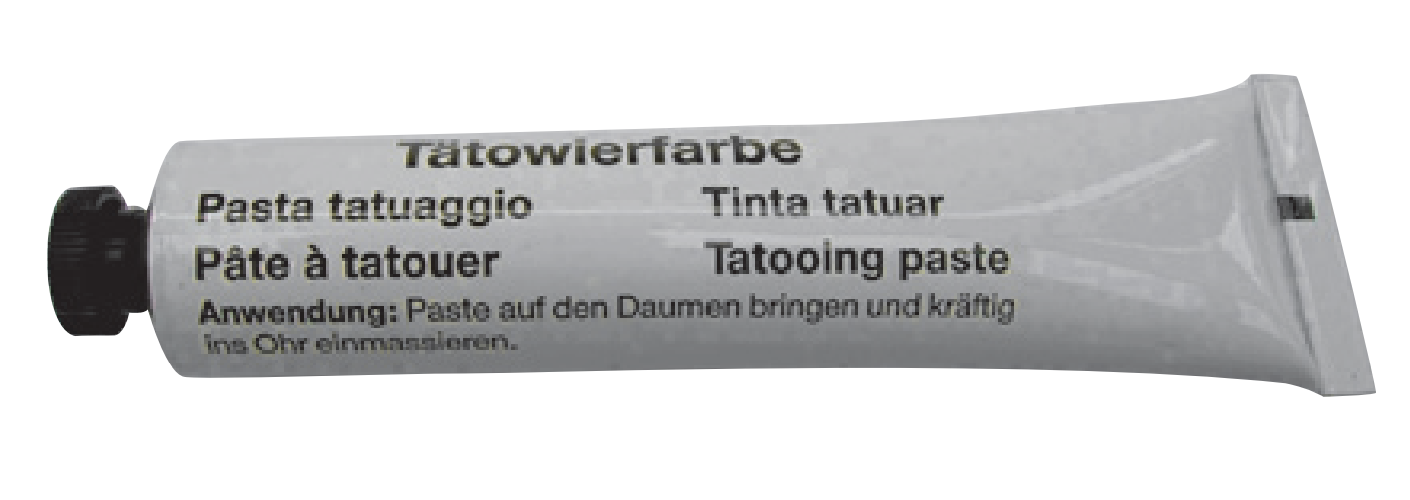 Encre à Tatouer Permanent Pour Animaux BOCCS - Noir 88 Ml - Usage Vétérinaire Exclusif