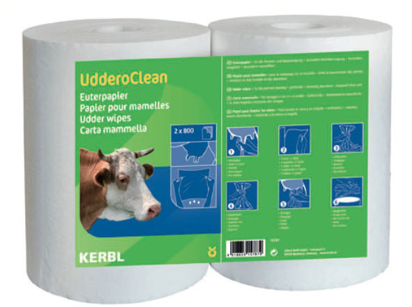 Papier spécial pour nettoyage des pis de vaches