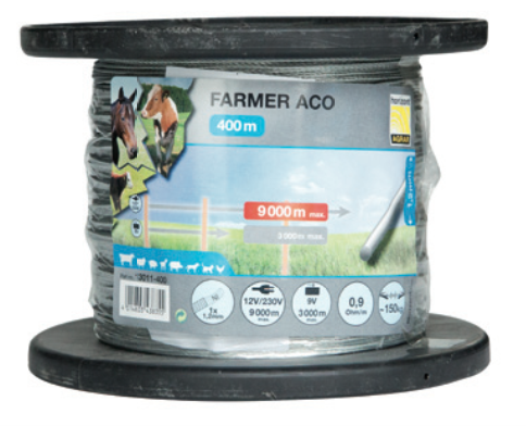 Farmer ACO 400 fil torsadé galvanisé