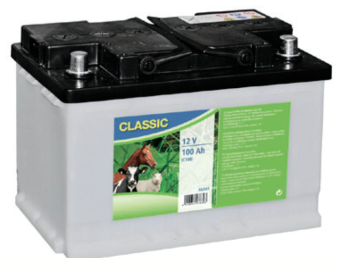 Batterie de transport compacte 12 Volt mouillée, 100 Ah