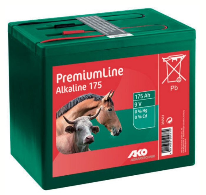 Pile Alcaline AKO 9 volt, 175 Ah