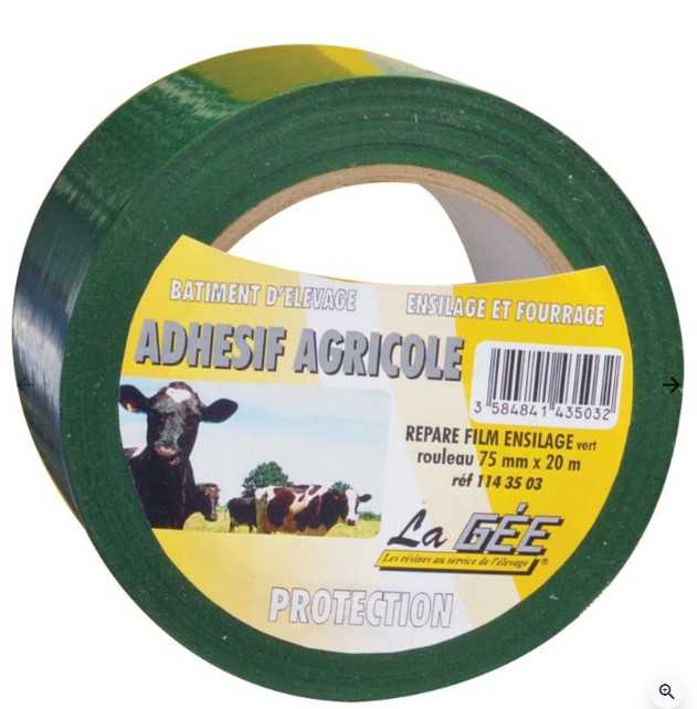 Adhésif agricole de réparation vert