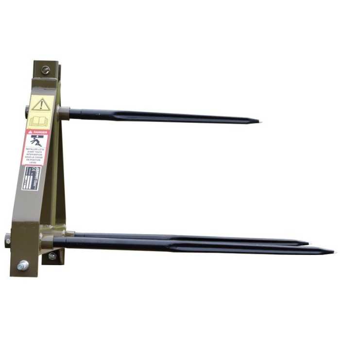 Pique-bottes 3 dents diam. 40mm - modèle 800kg