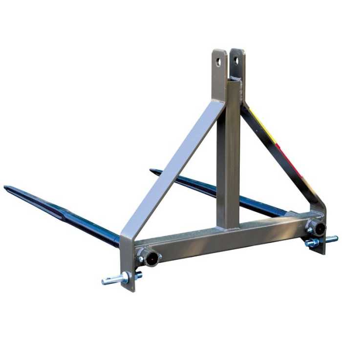 Pique-bottes 2 dents diam. 40mm - modèle 500kg