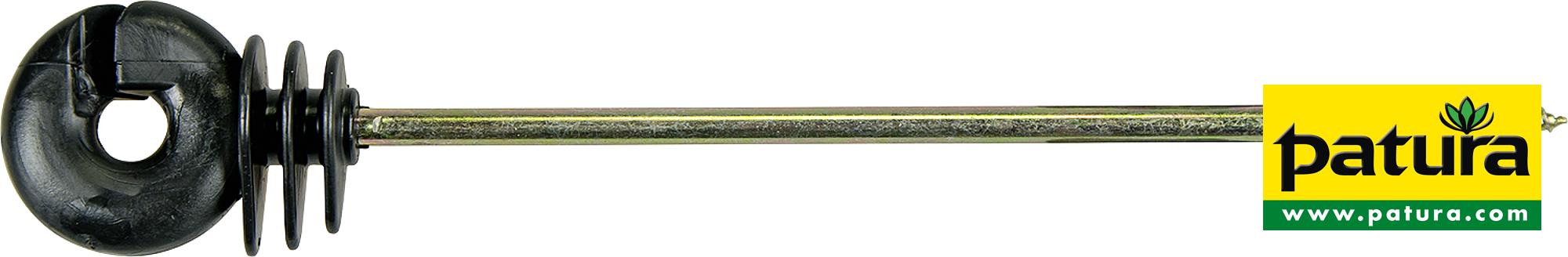 Photo de Isolateur annulaire à distance, tige métallique 18 cm, filetage à bois, (x10)