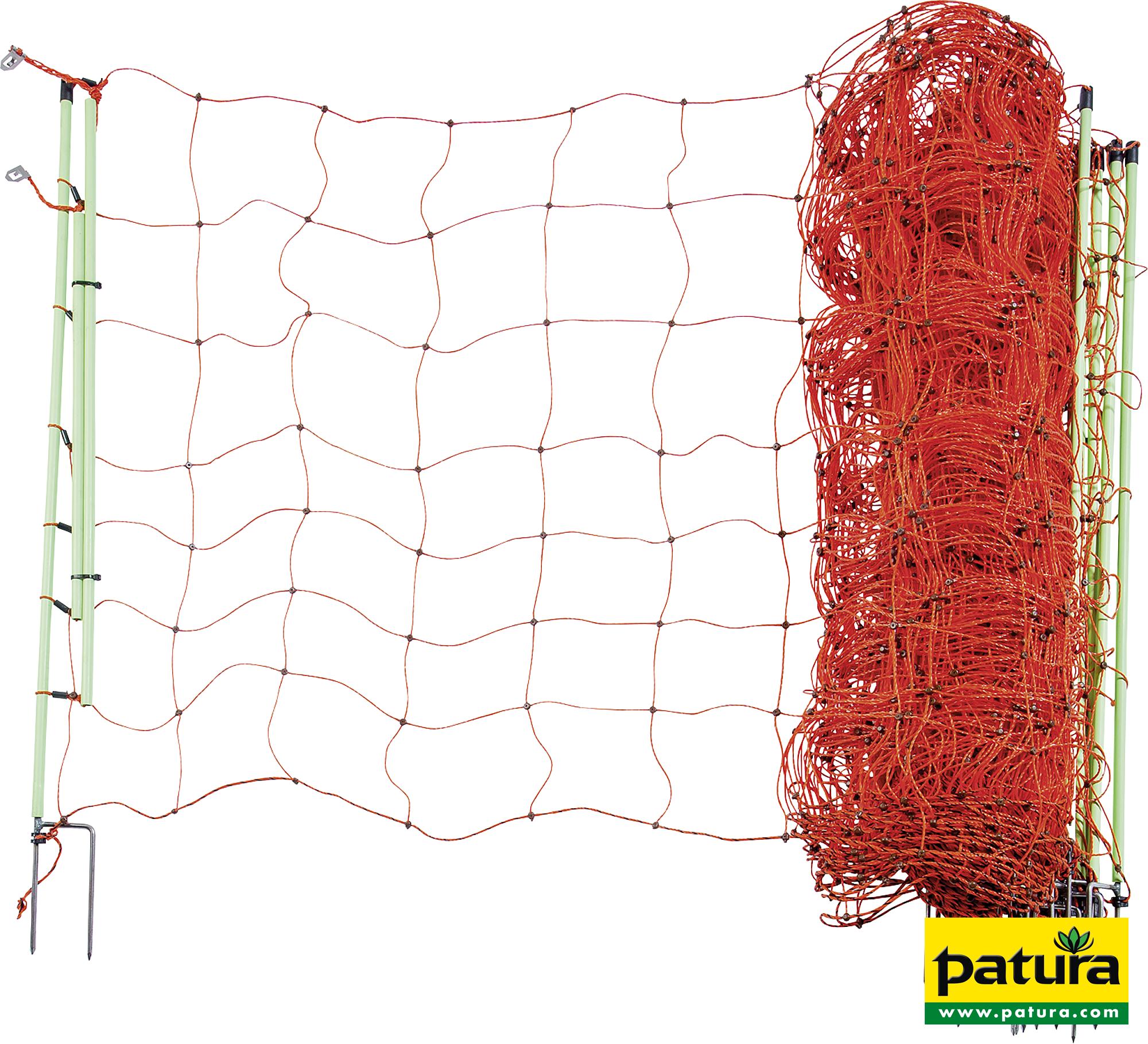 Photo de Filet électrifié Plus / Moins, hauteur 120 cm, piquet double pointe