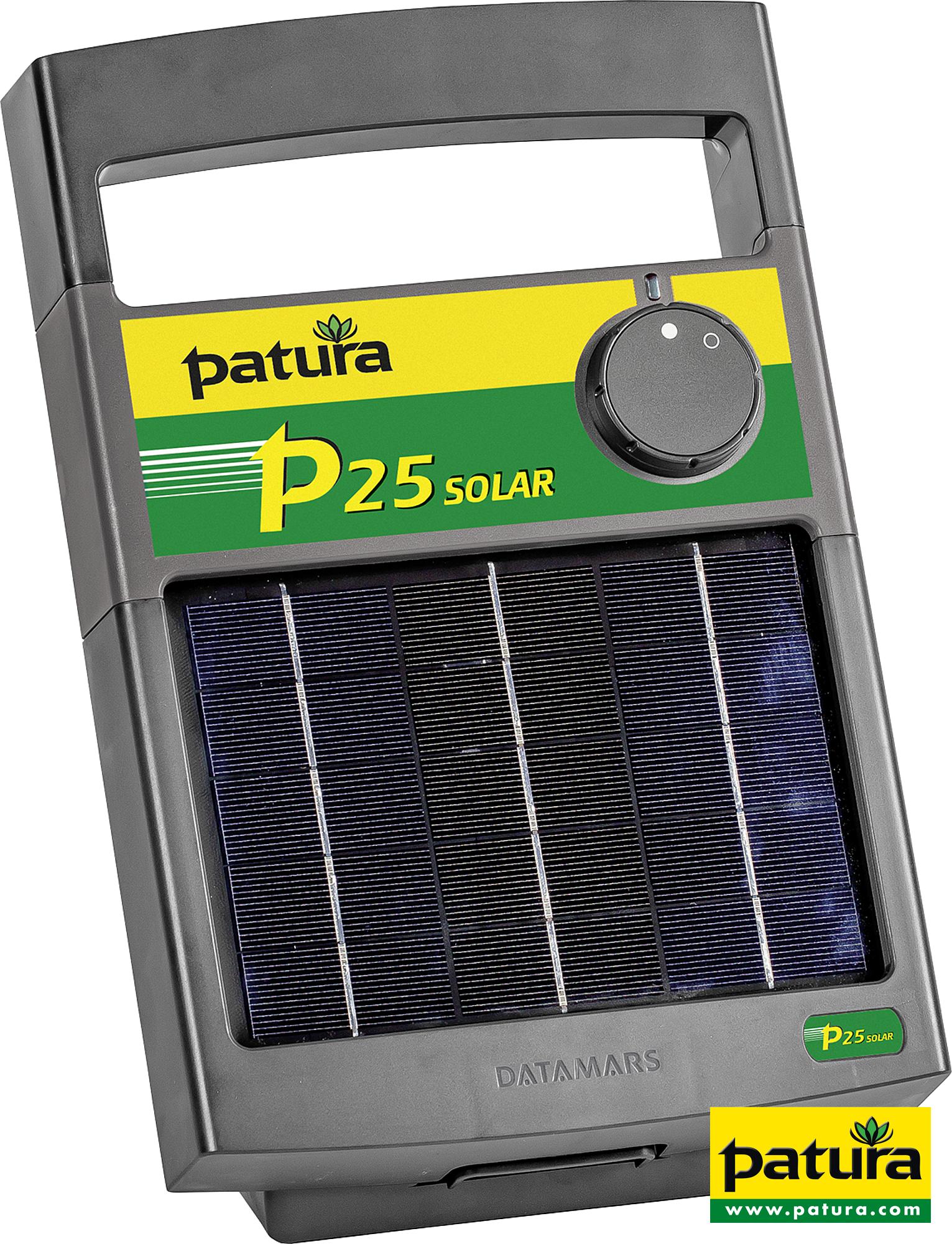 Photo de P25 Solar, Electrificateur avec module solaire 3W, batterie 6V/4Ah
