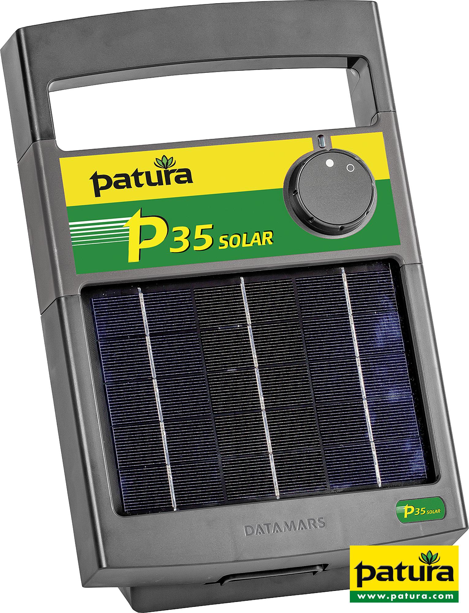 Photo de P35 Solar, Electrificateur avec module solaire 3W, batterie 6V/4Ah