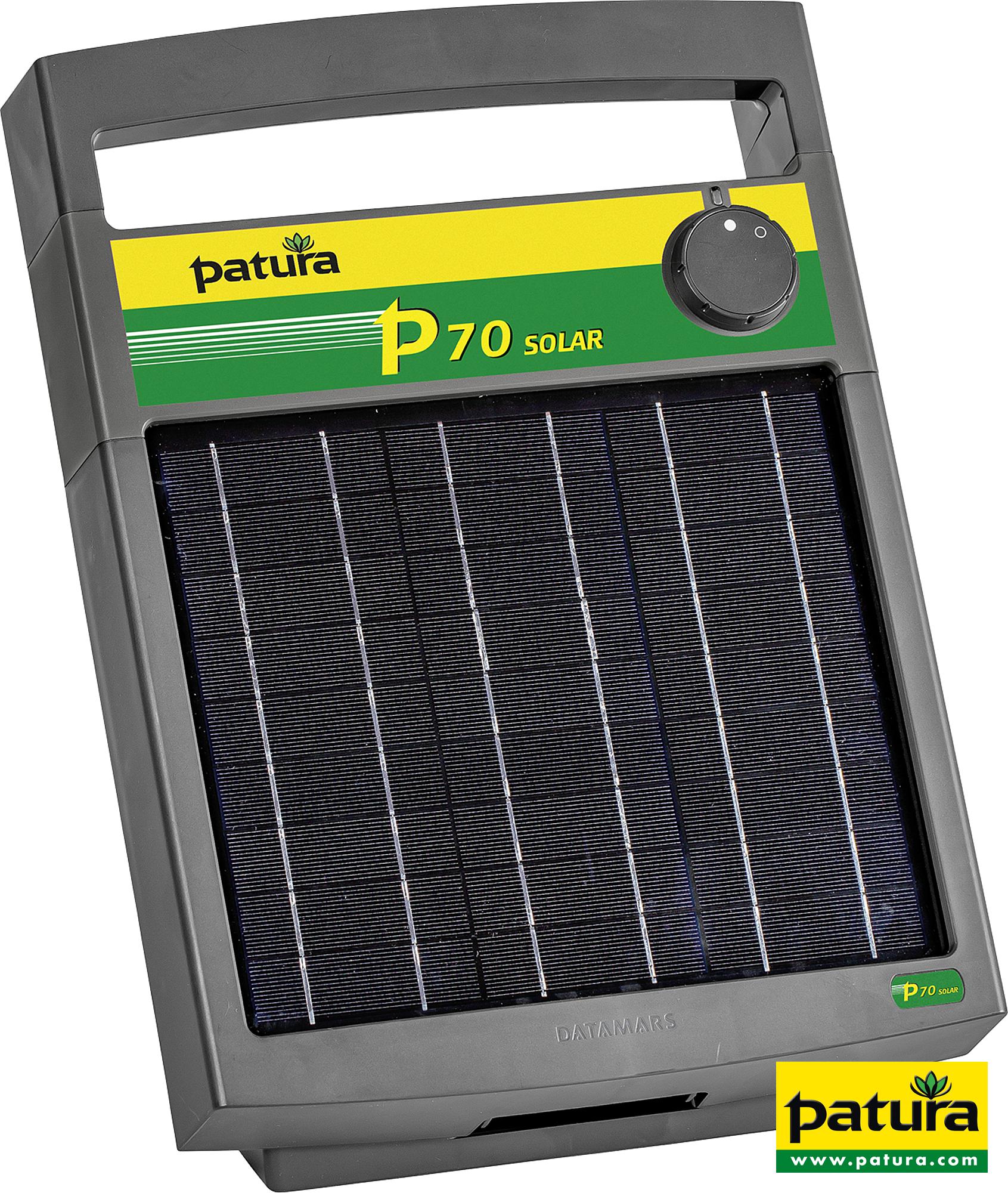Photo de P70 Solar Electrificateur avec module solaire 9,6W, batterie 12V/7Ah