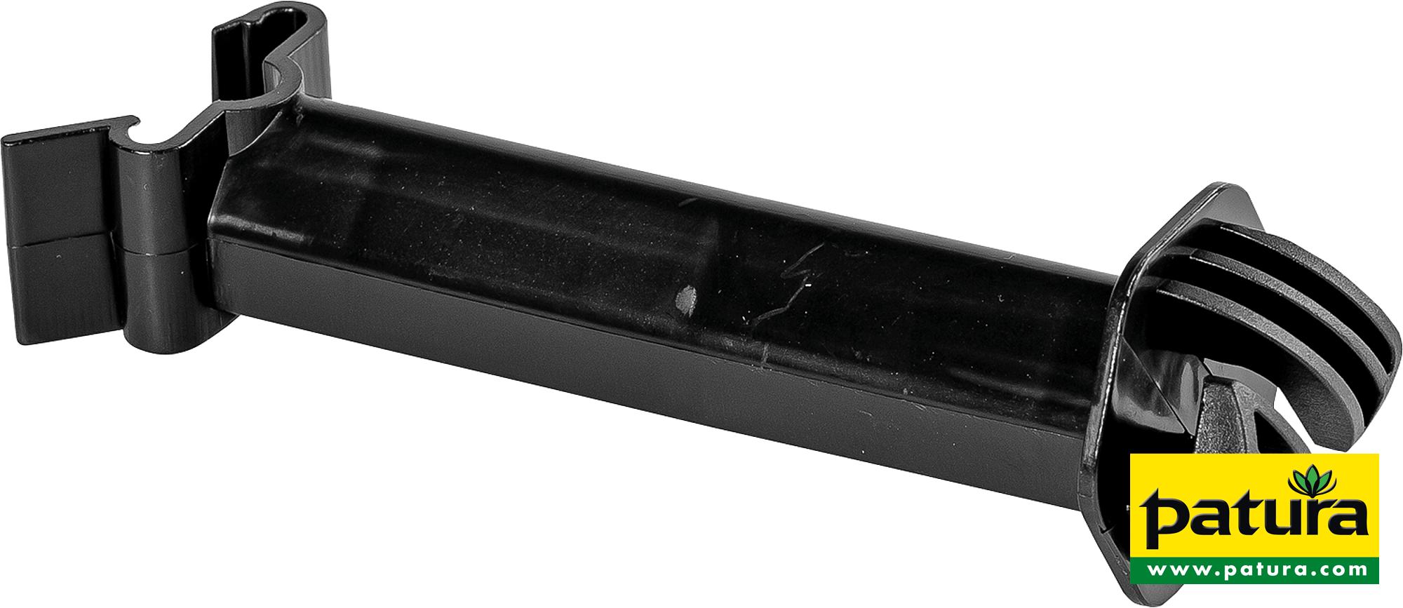 Photo de Isolateur à distance noir pour piquet en T, fil électro-plastique et corde, 25