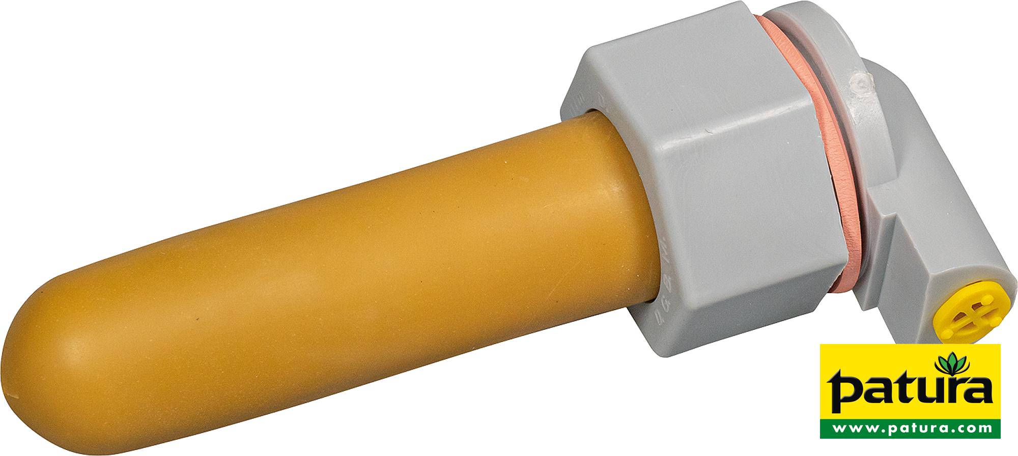 Photo de Tétine souple (beige) avec raccord sphérique, pour seau à tétine