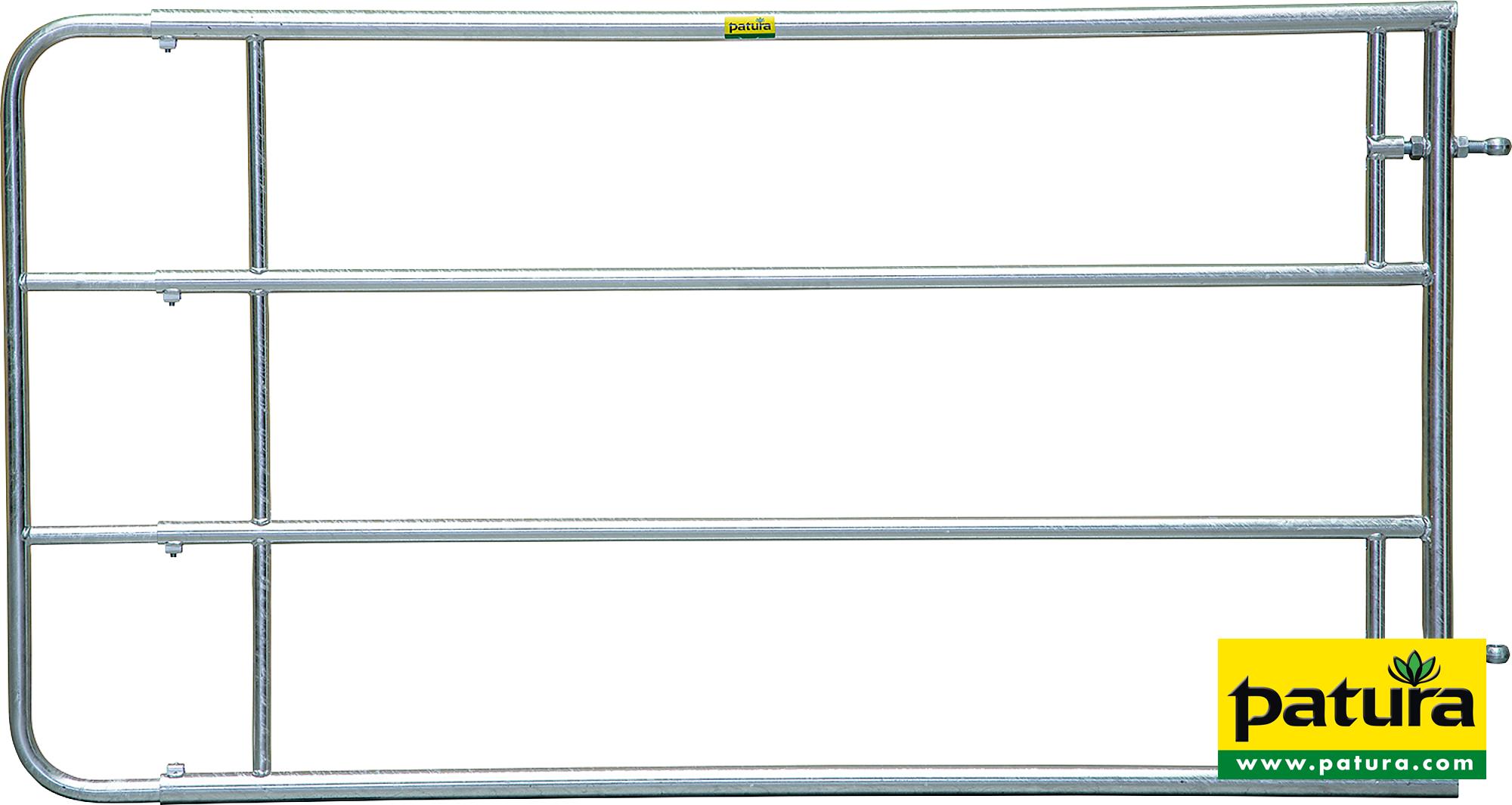 Photo de Porte prairie largeur variable, 4 tubes h= 1,10 m, extension 1,10 - 1,70 m