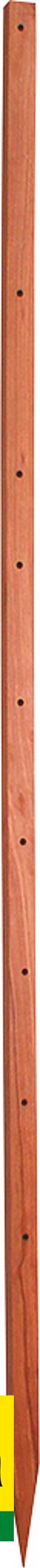 Photo de Piquet en bois dur, 1,35 m, 38 x 38 mm, auto-isolant