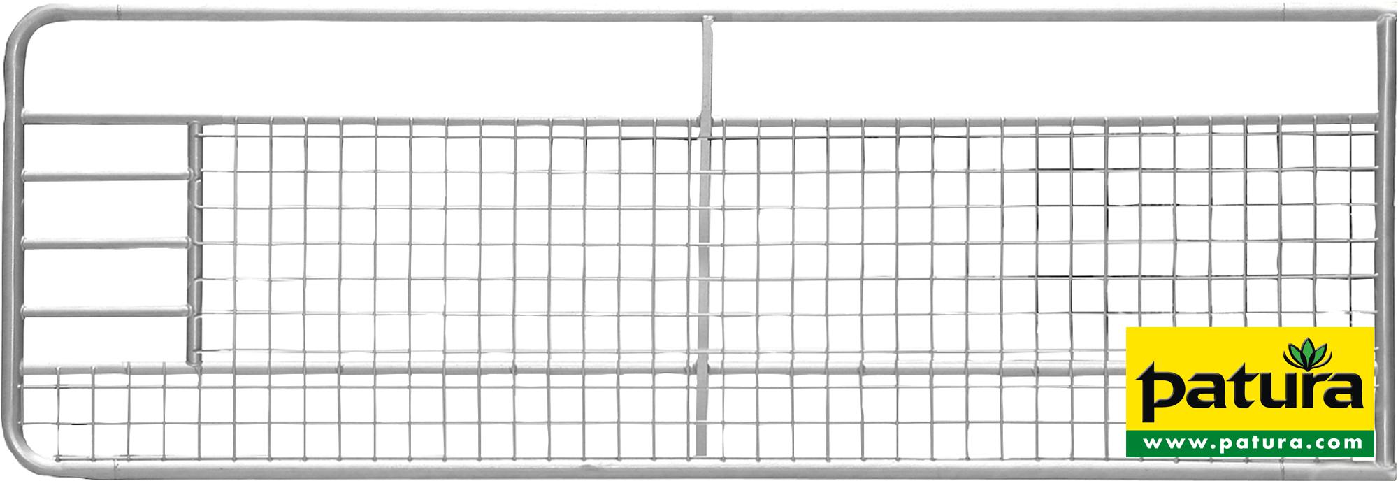 Photo de Porte de prairie grillagée 6,0 m, galv. pcs montage incluses